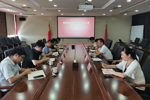 集團領導蒞臨公司調(diào)研指導工作