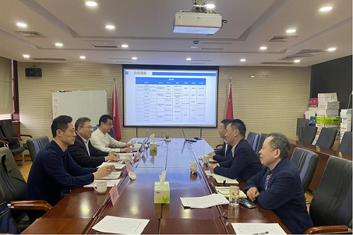 山科控股集團(tuán)黨委副書記、總經(jīng)理王利一行蒞臨公司調(diào)研